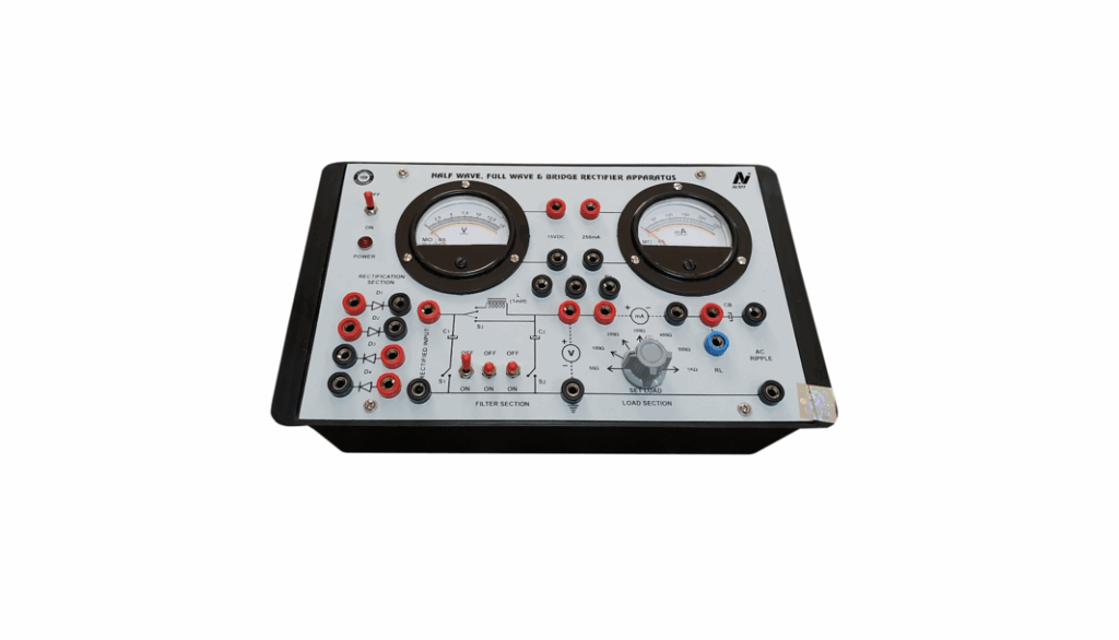 Rectifier Meters Half Wave, Full wave & Bridge Rectifier Apparatus with Bakelite Panel ...